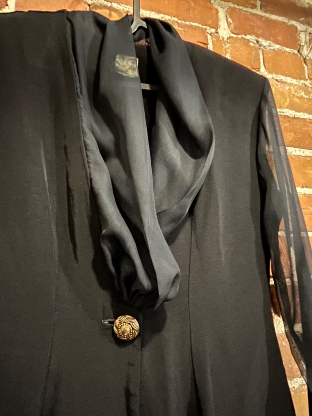 Vintage Last Exit USA Sheer Sleeve Blazer - Picture 3 of 7